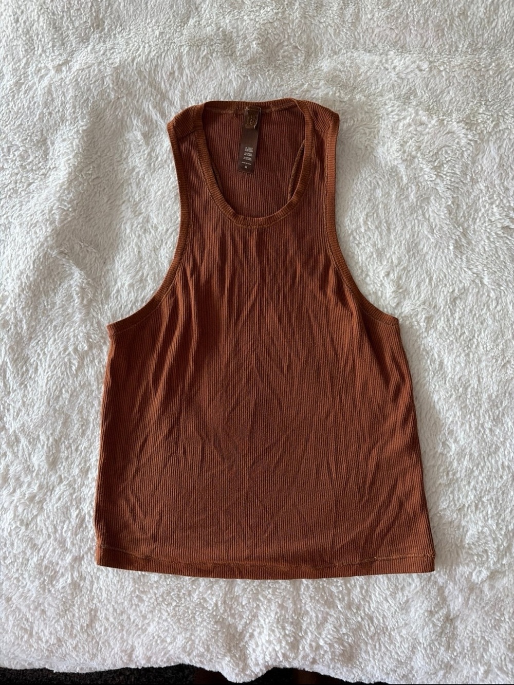 skims high neck tank top
